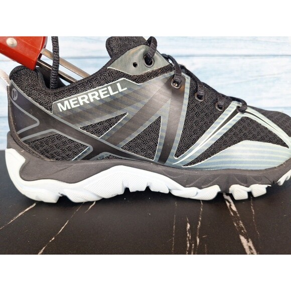Merrell MQM Flex 2 Hiking Trail Running Shoes Black Grey Women's Sz 6 - Picture 14 of 16
